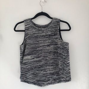 Madewell Cropped Navy Sweater Tank